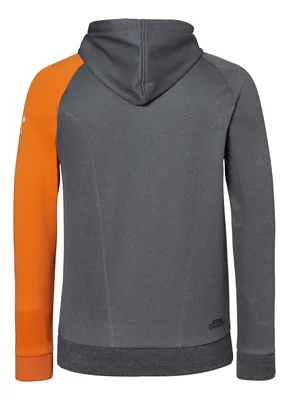 Φούτερ με κουκούλα SZ XXL Πορτοκαλί/Μαύρο