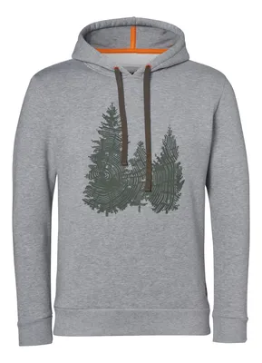 Φούτερ με κουκούλα SZ L "FIR" Γκρι