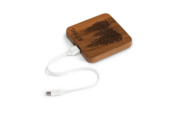Power bank ξύλινη