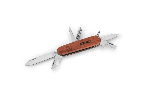 Swiss Army knife, wooden handle