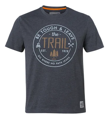 T-Shirt "be tough" ανθρακί, M