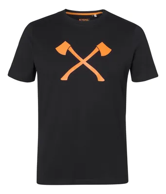 T-shirt SZ XS "AXE" Μαύρο