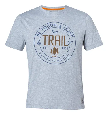 T-Shirt "be tough" γκρι, XXL