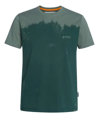 T-shirt 'forest', πράσινο, L