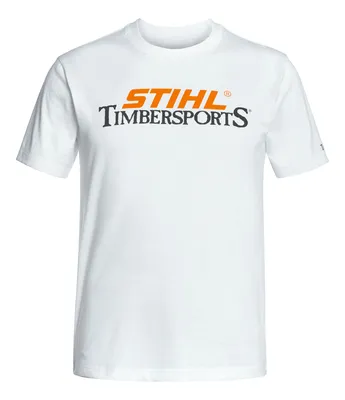 T-shirt, TIMBERSPORTS, άσπρο, S