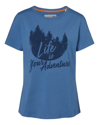 T-shirt SZ XS Γυναικείο "LIFE" Μπλε