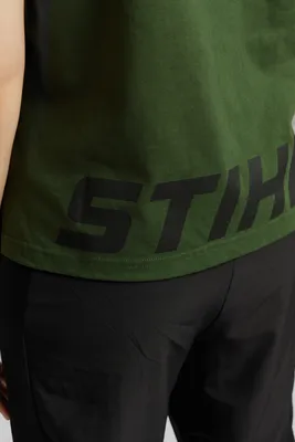 T-shirt SZ L LOGO BACK/Green