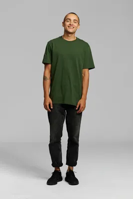 T-shirt SZ M LOGO BACK Green