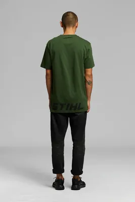 T-shirt SZ XXXL LOGO BACK Green