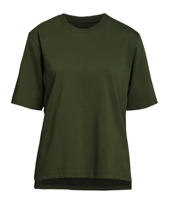 T-shirt SZ XS Women LOGO BACK Green
